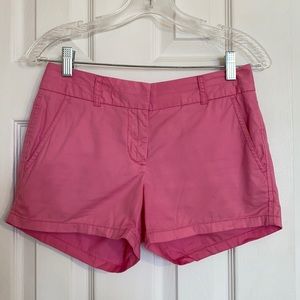 JCrew Factory Pink Chino Shorts